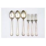 (17) PIECE WATSON STERLING FLATWARE GROUP