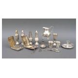 (13) ASSORTED SILVER & SILVERPLATE ARTICLES