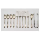 (11) PIECE SILVER FLATWARE GROUP