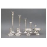 (9) PIECE GROUP OF WEIGHTED STERLING TABLEWARE