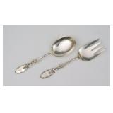 AMSTON STERLING SALAD SERVING SET