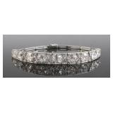 ART DECO PLATINUM & DIAMOND BRACELET