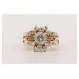 DIAMOND ENGAGEMENT RING & COMPLEMENTING JACKET