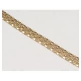 14K FANCY LINK BRACELET