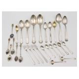 (28) PIECE STERLING & 800 SILVER FLATWARE GROUP