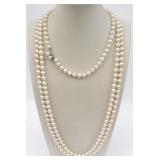 (3) CULTURED PEARL NECKLACES