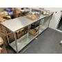 8' x 2' S/S Work Table w/ Can Opener