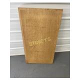 24 x 44 Wood Wall Shelf