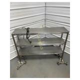 S/S Dbl Pass Thru Overhead Shelf -  4