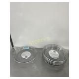 6 As New 9" glass Pie Plate