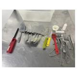 Bin w/ Asst Serving Utensils, Etc.