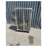 All S/S Dbl Sided Pan Rack on Wheels ~34x20x59