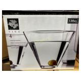 32 NEW Libbey Stemless Martini Glasses - 13.5oz