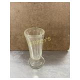 Crate w/ Asst Thin Table Vases / Sundae Glasses