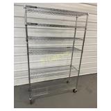 6 Tier Mobile Metro Rack ~48 x 18 x 77
