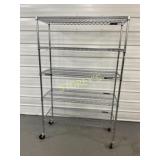 5 Tier Mobile Metro Rack - 4