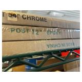 4 NEW 72" Epoxy Coated Metro Posts
