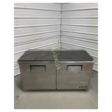 True 2dr U/C Cooler on Wheels - TUC-60 w/