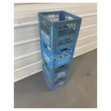Blue Milk Crate