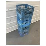 Blue Milk Crate