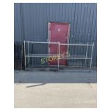 Chrome Metro Racking; 6 Shelves, 6 Poles