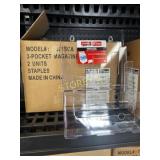 4 NEW Staples 3 Pocket Magazine Holders