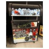 Insulated Mobile Outdoor Bar w/ Drains & Upper