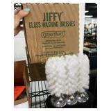 NEW Jiffy Glass Washing Brushes