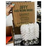 NEW Jiffy Glass Washing Brushes