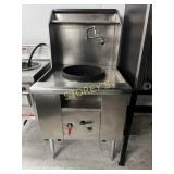 Single Gas Wok w/ Faucet