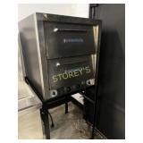 Bakers Pride Dbl Stacked Stone Elec. Pizza Oven