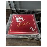 Pack of Hazardous Sign Stickers ~10" Sq.