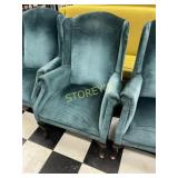 Green Cushioned Arm Chair