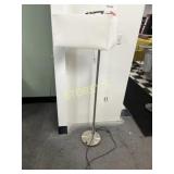 ~64" Chrome Pedestal Floor Lamp