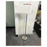 ~64" Chrome Pedestal Floor Lamp
