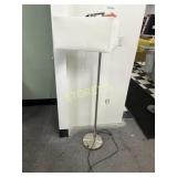 ~64" Chrome Pedestal Floor Lamp