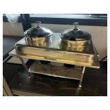 2 Pot Round / Soup Chaffing Dish