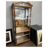Glass Display Cabinet ~30 x 14 x 76