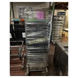As NEW Rational Roll-in Cart w/ Tray Rack
