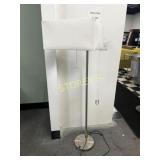 ~64" Chrome Pedestal Floor Lamp