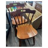 2 Wood Kitchen Chairs