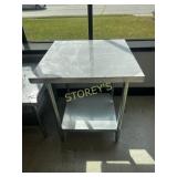 NEW 30 x 30 S/S Work Table