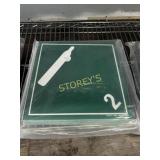 Pack of Hazardous Sign Stickers ~10" Sq.
