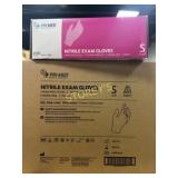 10 Boxes of Small Nitrile Exam Gloves - 200/Box