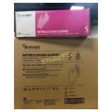 10 Boxes of Small Nitrile Exam Gloves - 200/Box