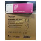10 Boxes of Small Nitrile Exam Gloves - 200/Box