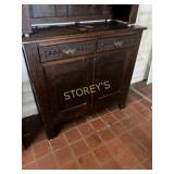 2 Drawer, 2 Door Antique Style Side Board