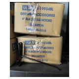 100 NEW Uline 6" Black Peg Hooks - S-19934BL