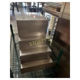 4 Tier S/S Step Up Display ~11 x 23 x 12