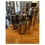 6 Cutlery Holders, 4 S/S Cups, 2 Frothing Cups